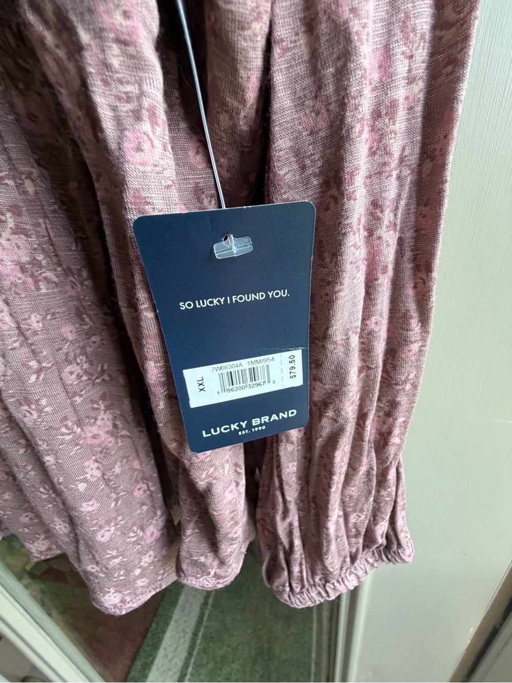 Lucky Brand Dusty Rose Floral Button-Up Blouse - Picture 3 of 3